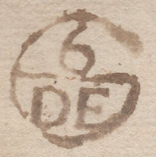 137121 1758 FRANKING ABUSE FROM STAMFORD, LINCS TO LONDON WITH UNRECORDED 'STAM/FORD' HAND STAMP.