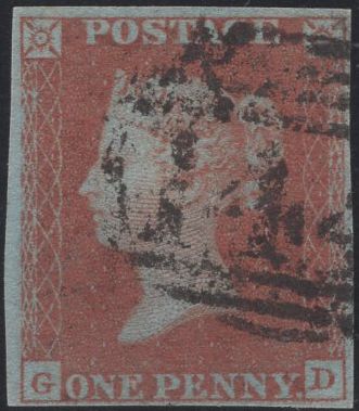 137168 1851 1D PL.126 (SG8)(GD).