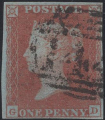137168 1851 1D PL.126 (SG8)(GD).
