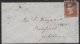 137188 1815 MOURNING ENVELOPE LIVERPOOL TO PONTEFRACT WITH 'CHURCH.ST/LIVERPOOL' RECEIVERS HAND STAMP (LL311).