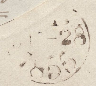 137227 1855 MOURNING ENVELOPE LONDON TO 'COUNTEFS NELSON, TRAFALGAR.... WILTS' WITH DIE 2 1D (SG21) AND 'CHARLTON' UDC.