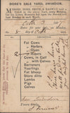 137261 1877 ½D MAUVE ADVERTISING POST CARD USED IN SWINDON WITH 'NEW-SWINDON/SWINDON 766' DUPLEX.