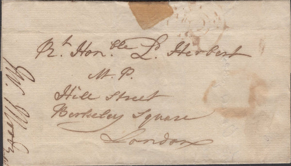 137277 1789 FREE MAIL SALISBURY TO LONDON WITH 'SALISBURY' HAND STAMP (WL607).