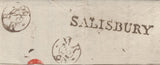 137278 1790 MAIL USED LOCALLY IN SALISBURY, RE-DIRECTED TO LONDON WITH 'SALISBURY' HAND STAMP (WL607).