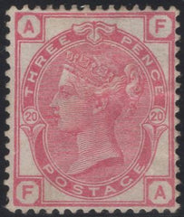 137363 1881 3D ROSE PL.20 WMK CROWN (SG158) GOOD UNUSED.