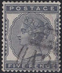 137411 1881 5D INDIGO (SG169) SUPERB USED.