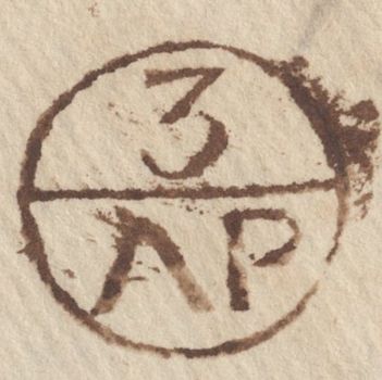 137458 1782 MAIL WALTHAM TO LONDON WITH 'GRIMSBY' HAND STAMP (LI448).
