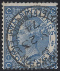 137524 1867 2S DEEP BLUE (SG119) FINE TO VERY FINE USED.