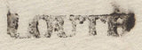 137531 1790 MAIL LOUTH TO LONDON WITH 'LOUTH' HAND STAMP (LI687).