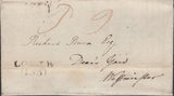 137584 1809 MAIL LOUTH TO LONDON WITH 'LOUTH/155' MILEAGE MARK (LI694).