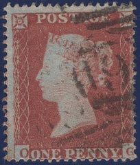 137593 1854 DIE 1 1D PL.173 (SG17)(OG IN STATE TWO).
