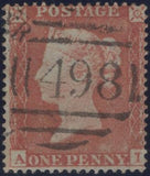 137599 1854 DIE 1 1D PL.164 (SG17) MATCHED PAIR LETTERED AI IN STATE ONE AND TWO, MISSING IMPRIMATUR LETTERING.
