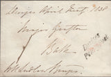 137646 1838 FREE MAIL DEVIZES TO BATH WITH 'Devizes/Penny Post' HAND STAMP (WL252).