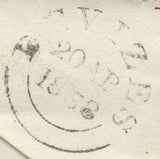 137646 1838 FREE MAIL DEVIZES TO BATH WITH 'Devizes/Penny Post' HAND STAMP (WL252).