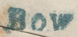 137721 1854 WRAPPER USED IN LONDON WITH 1D PL.164 (SG8), 'Bow' RECEIVERS HAND STAMP IN BLUE.