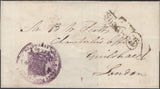 137739 1890 PENNY POSTAGE JUBILEE, 1840 WRAPPER (MAY 2ND) TO THE GUILDHALL, WITH 'SOUTH KENSINGTON' EXHIBITION HAND STAMP.