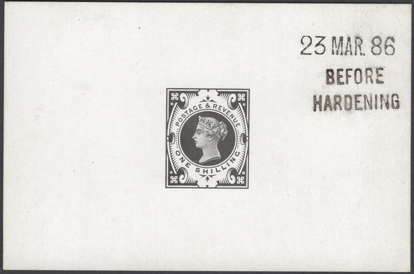 137748 1886 1S JUBILEE (SG211/214) DIE PROOF.