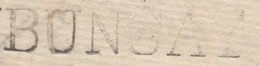 137761 1779 MAIL BUNGAY, SUFFOLK TO COGNAC, FRANCE WITH 'BUNGAY' HAND STAMP (SK61).