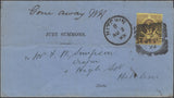 137807 1893 UNDELIVERED 'JURY SUMMONS' MAIL FROM HERTFORD TO HITCHIN WITH 3D RATE.