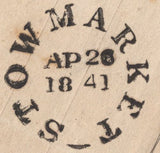 137869 1841 1D MULREADY WRAPPER 'OAKES, BEVAN AND COMPANY' MULREADY ADVERT (MA308a).