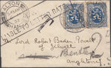 137881 1932 UNDERPAID MAIL BELGIUM TO 'MR LORD ROBERT BADEN POWELL OF GILWELL, ANGLETERRE'.