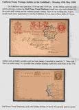 137900 1890 PENNY POSTAGE JUBILEE, COLLECTION OF POSTAL STATIONERY AND ENVELOPES USED AT THE GUILDHALL (25 ITEMS).