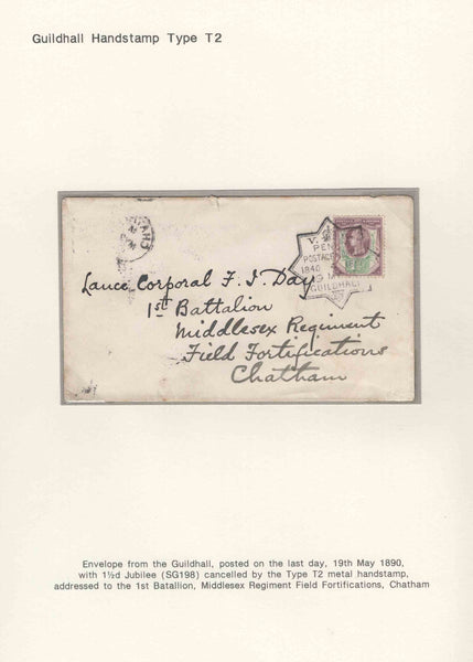 137900 1890 PENNY POSTAGE JUBILEE, COLLECTION OF POSTAL STATIONERY AND ENVELOPES USED AT THE GUILDHALL (25 ITEMS).