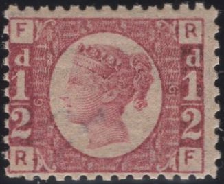 137910 1870 ½d BANTAM PL.6 (SG48)(RF) GOOD UNMOUNTED MINT.