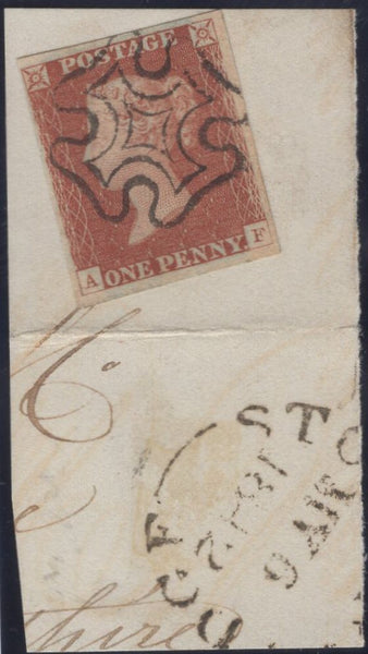 137918 1841 1D PL.21 (SG8)(AF) MISSING IMPRIMATUR LETTERING.