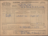 137925 1951 REGISTERED AIR MAIL LONDON TO NEW YORK WITH KGVI 2/6 YELLOW-GREEN (SG509) X 2.