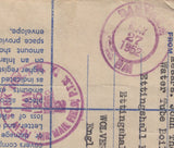137929 1952 REGISTERED AIR MAIL WOLVERHAMPTON TO USA WITH KGVI 2/6 YELLOW-GREEN (SG509) AND LOWER VALUES.