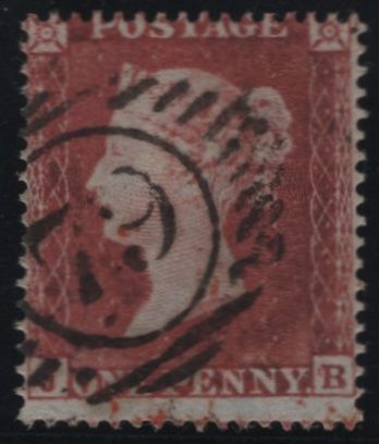 137936 1854 DIE 1 1D PL.167 (SG17)(JB) GOOD TO FINE USED.