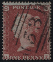 137956 1854 DIE 1 1D RES.PL.4 (SG17)(QE) FINE USED.