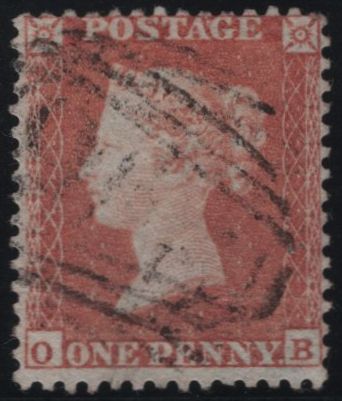 137960 1855 DIE 1 1D RES.PL.5 (SG22)(OB) GOOD USED.