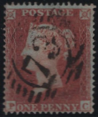 137962 1854 DIE 1 1D RES.PL.3 (SG17)(PC) FINE USED.
