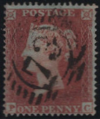 137962 1854 DIE 1 1D RES.PL.3 (SG17)(PC) FINE USED.