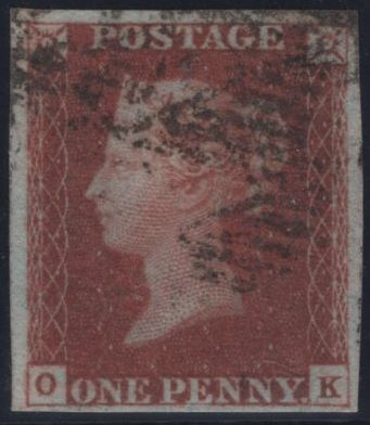 137963 1846 1D PL.72 (SG8)(OK) FINE USED.