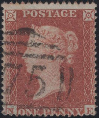 137965 1854 DIE 1 1D RES.PL.3 (SG17)(NE) GOOD TO FINE USED.