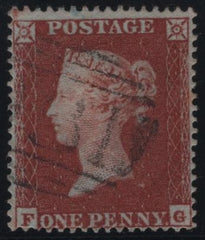 137977 1854 DIE 1 1D PL.194 (SG17)(FG) FINE TO VERY FINE USED.