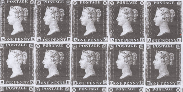 137983 1854 DIE 1 1D PL.197 (SG17)(BE CONSTANT VARIETY 'HORIZONTAL MARK FOOT OF B SQUARE') GOOD USED.