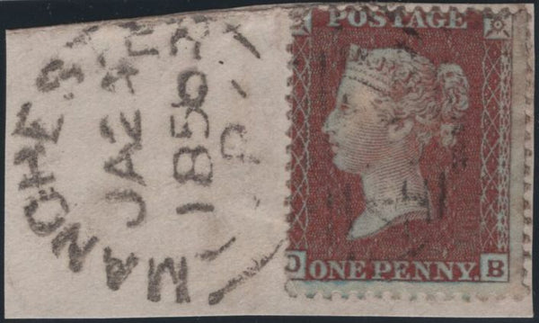 137990 1856 PIECE WITH DIE 2 1D PL.6 (SPEC C6)(OB).