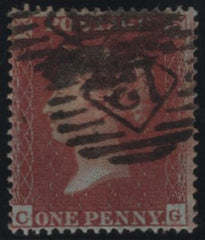 138021 1854 DIE 1 1D PL.201 (SG17)(CG) GOOD USED.
