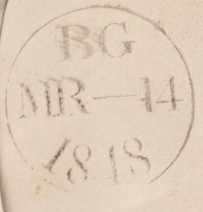 138052 1848 MAIL LONDON TO WELWYN WITH PAIR 1D PL.68 (SG8) AND 'Notting Hill' RECEIVERS HAND STAMP (L514/NOT4).