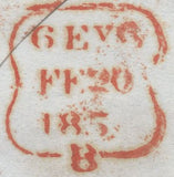 138068 1851 MAIL USED IN LONDON WITH 1D PL.106 (SG8) AND 'Chief-Office' RECEIVERS HAND STAMP IN BLUE (L514/CHIEF19b).