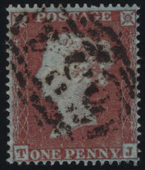 138100 1854 DIE 1 1D PL.200 (SG17)(TJ) GOOD USED.