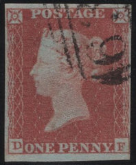 138103 1849 1D PL.98 (SG8)(DF) FINE USED.