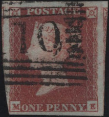 138106 1849 1D PL.98 (SG8)(ME) GOOD TO FINE USED.