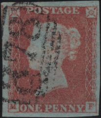 138107 1849 1D PL.98 (SG8)(MF) FINE USED.