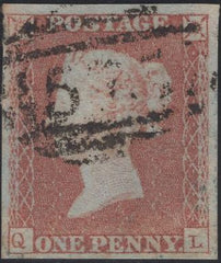 138115 1849 1D PL.98 (SG8)(QL) FINE USED.