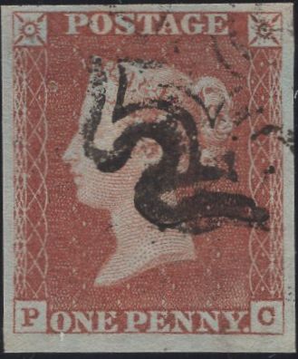 138130 1840-41 1D PLATE ONE MATCHED TRIO 1D BLACK PL.1A (SG2), 1D BLACK PL.1B (SG2) AND 1D RED PL.1B (SG7) LETTERED PC.